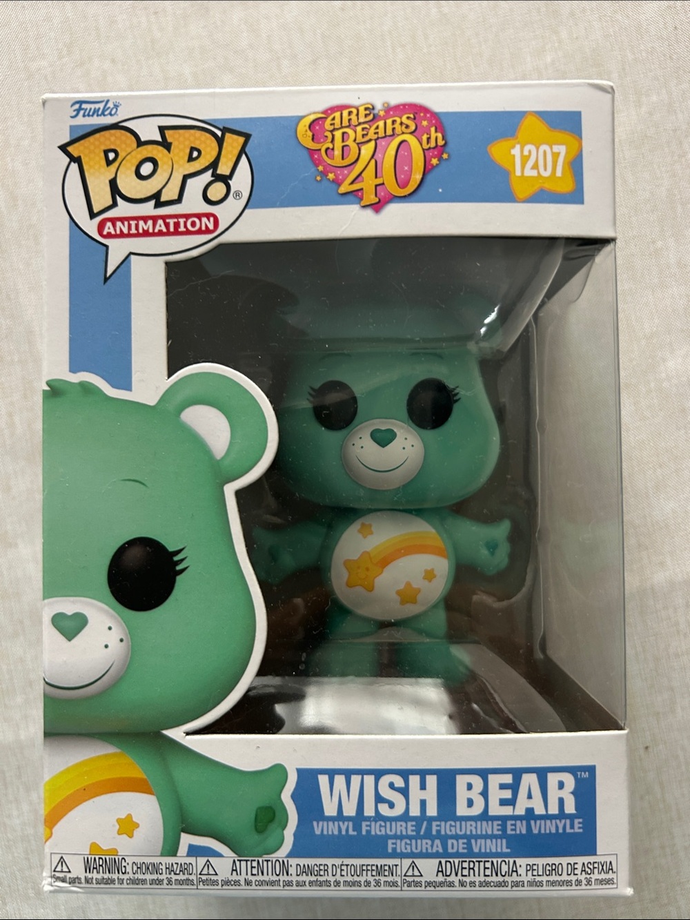 Funko Pop! Care Bears 40th Anniversary Wish Bear #1207